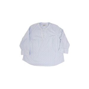 Vineyard Vines Harbor Savannah Popover Top in Blue Seersucker – Plus Size 3X